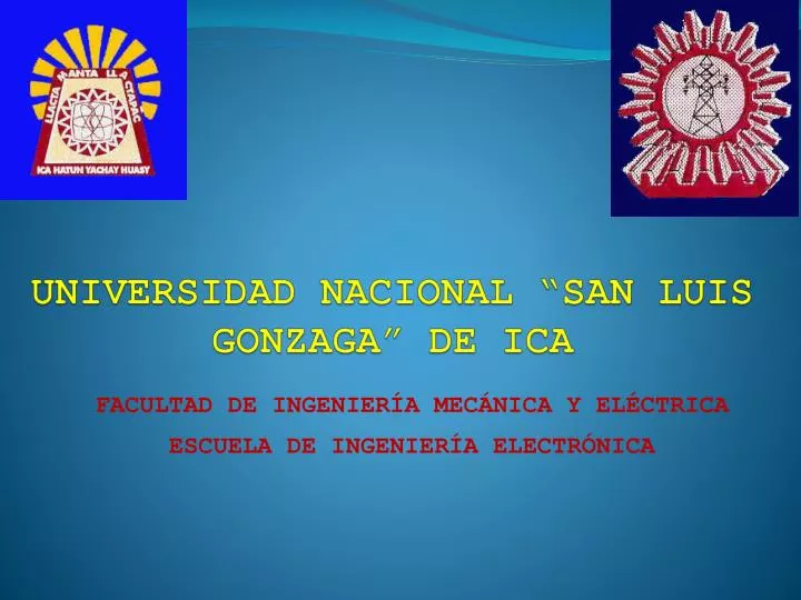 Ppt Universidad Nacional San Luis Gonzaga De Ica Powerpoint