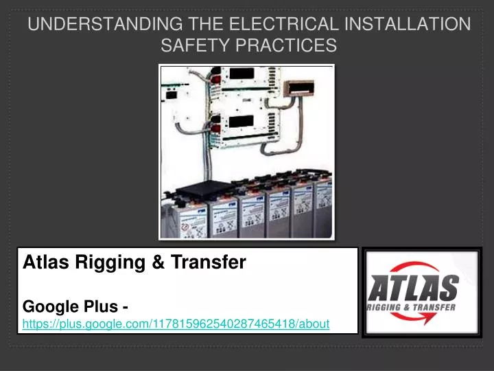understanding the electrical installation safety practices n.