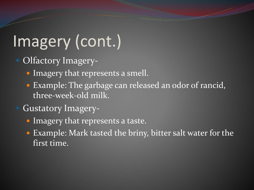 define types of imagery