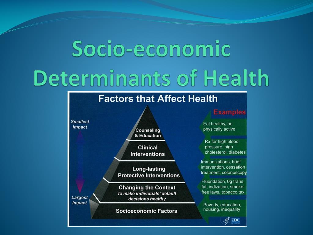 PPT Social And Economic Factors That Affect Public Health PowerPoint 