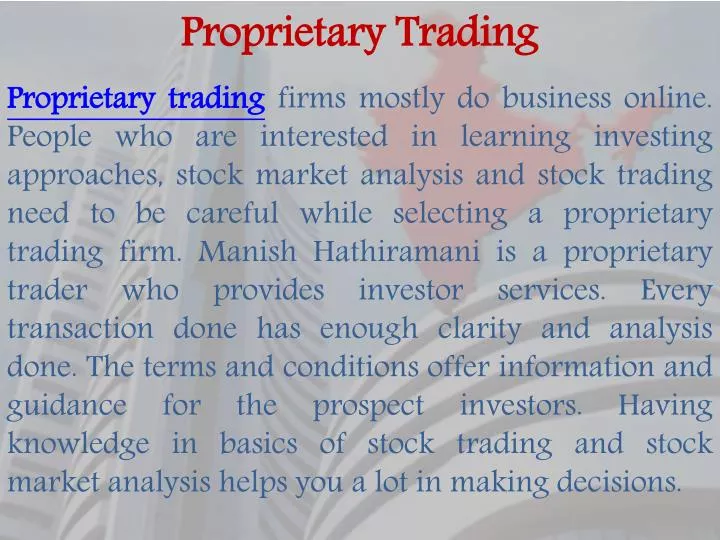 PPT Proprietary Trading PowerPoint Presentation, free download ID