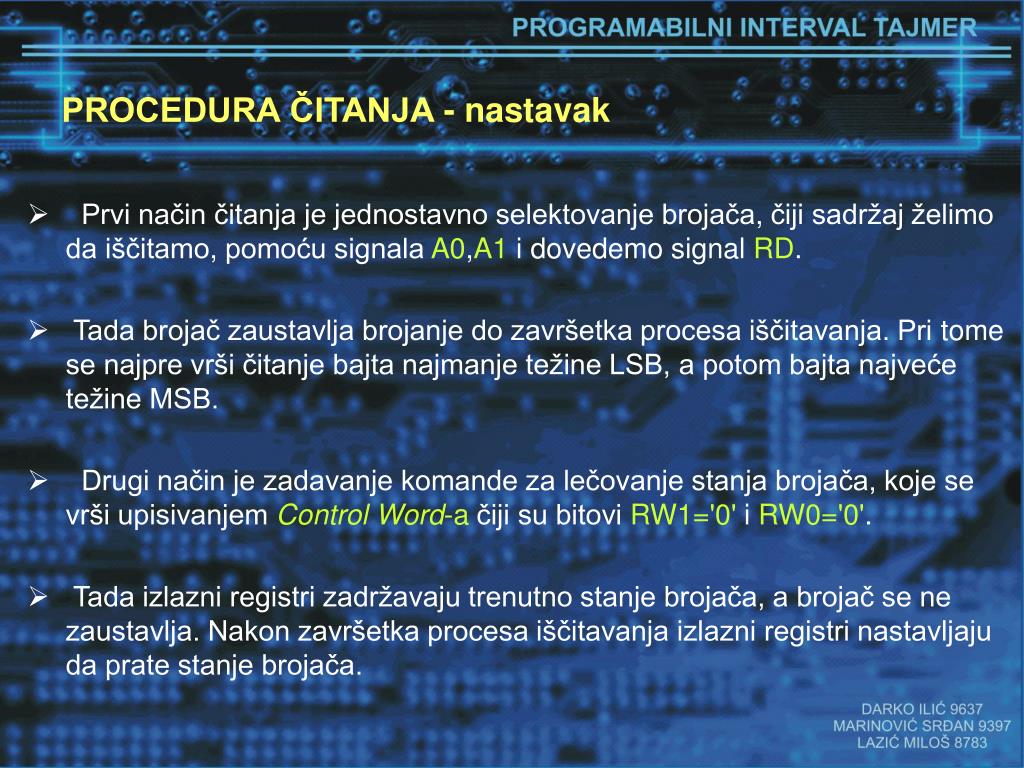 PPT - BROJAČI I TAJMERI - BROJAČI PowerPoint Presentation, free ...