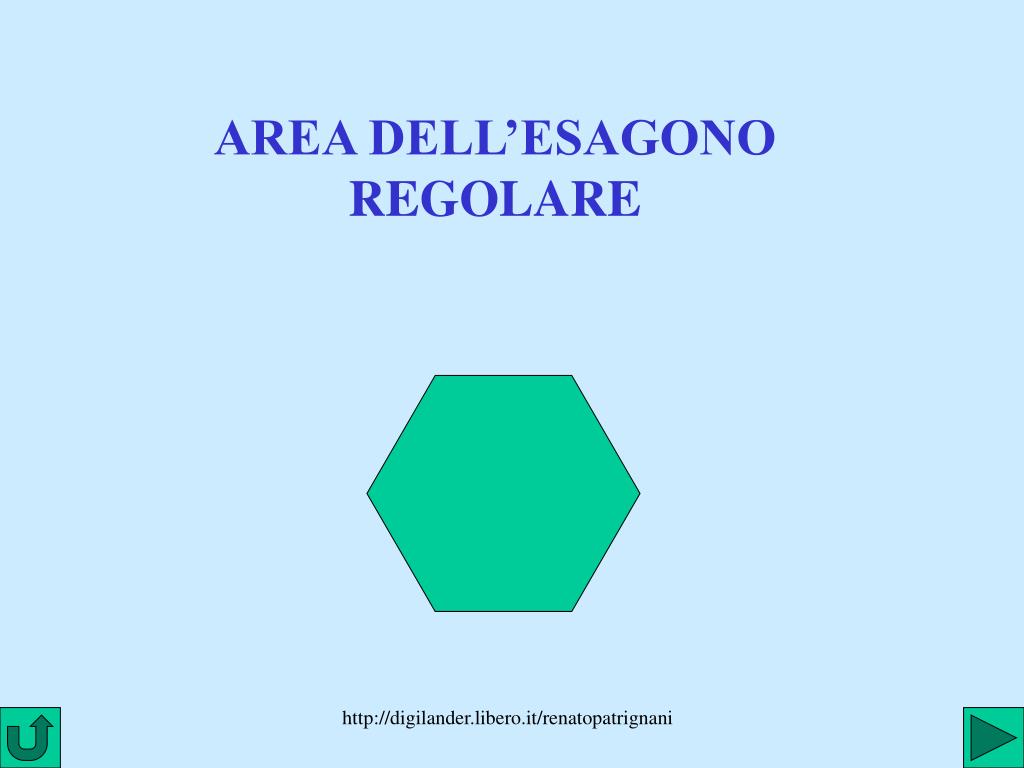 PPT AREA DELL’ESAGONO REGOLARE PowerPoint Presentation, free download