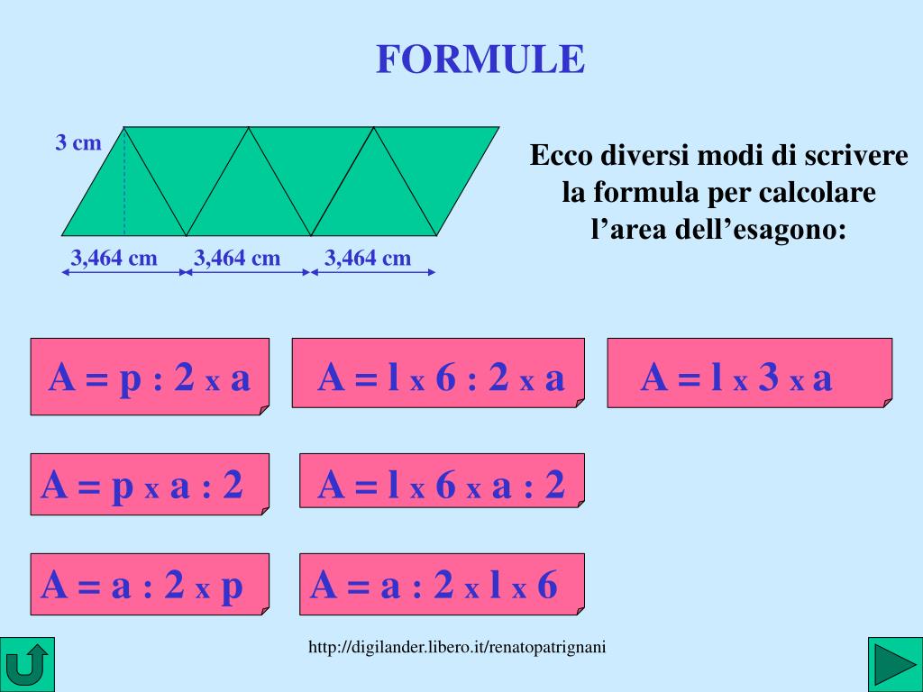 Come Si Calcola L Area Del PPT - AREA DELL’ESAGONO REGOLARE PowerPoint Presentation, free download