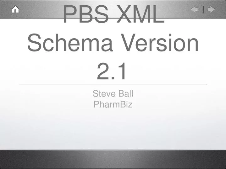 pbs xml schema version 2 1 n.