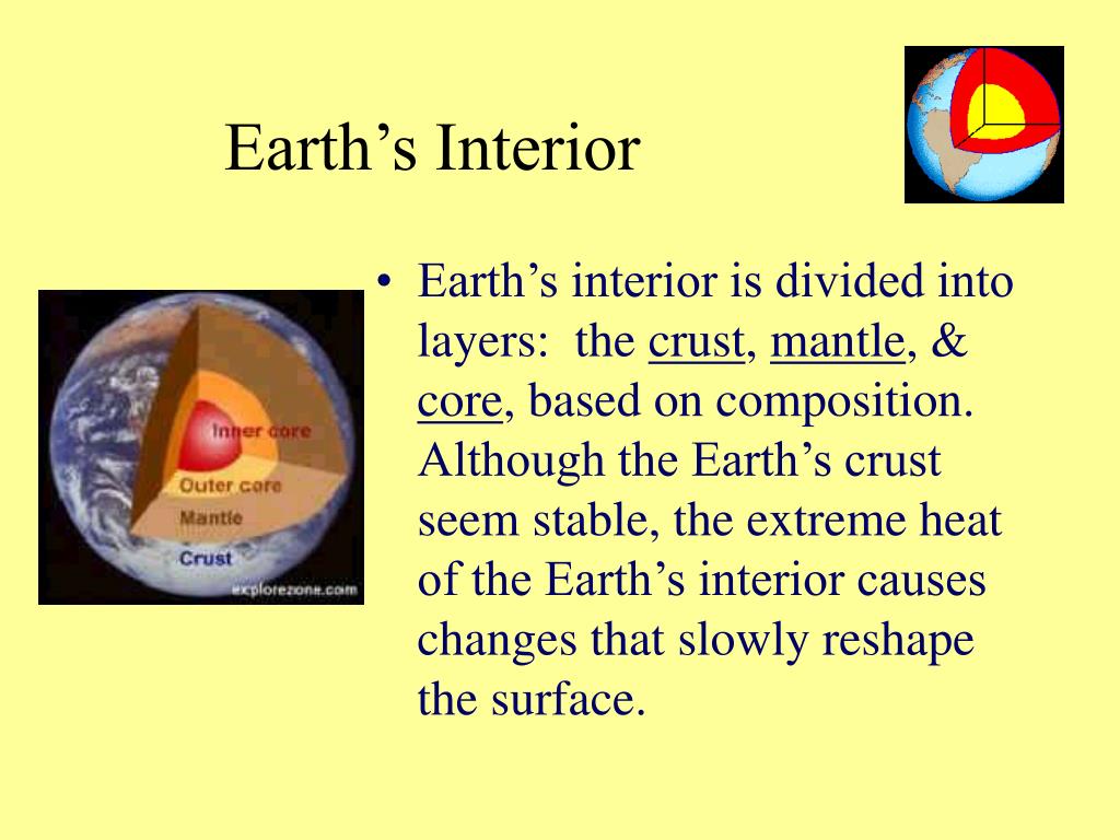 Ppt Inside The Earth Powerpoint Presentation Free