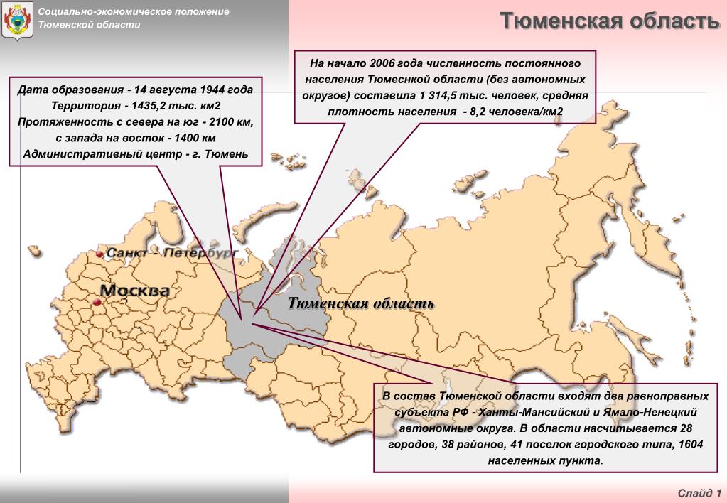 В каком году образовалась тюменская область. Тюменская область на карте России. Тюменская область на карте Росси. Территория Тюменской области. Состав Тюменской области.