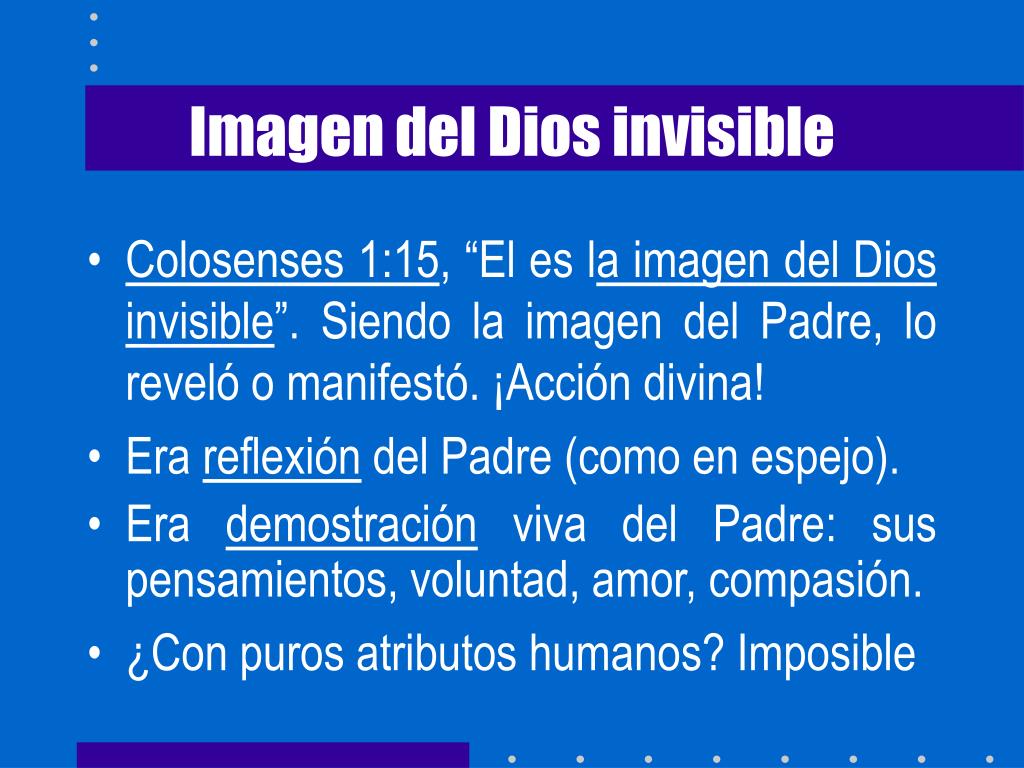 PPT - Cristo Ha Dado a Conocer al Padre - Juan 1:18 PowerPoint ...