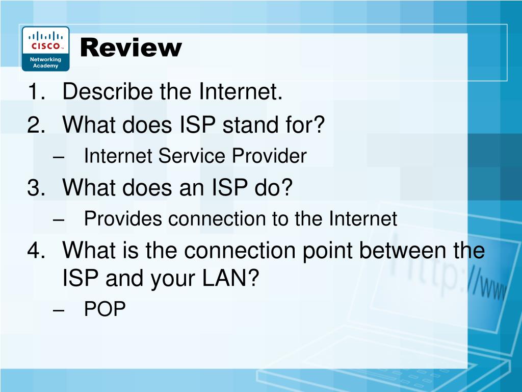 What does sale isp stand for