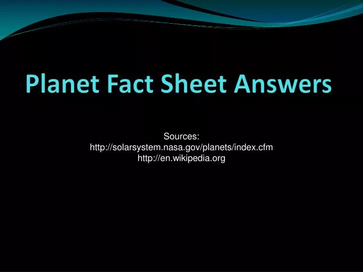ppt-planet-fact-sheet-answers-powerpoint-presentation-free-download