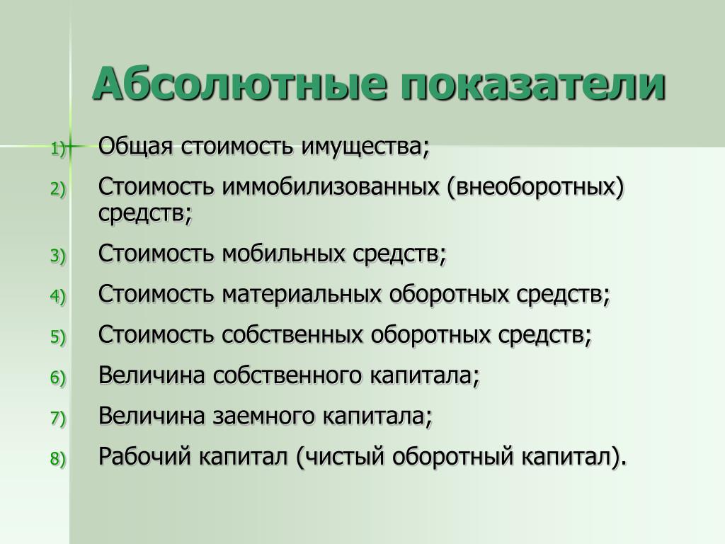 Стоимость Мобильных Оборотных Средств