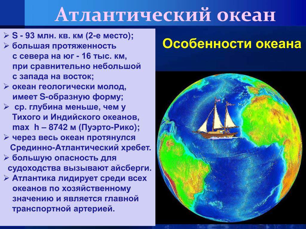 Характерная особенность океана. Особенности Атлантического океана. Особенности природы Атлантического океана. Атлантический особенности. Характеристика Атлантического океана.
