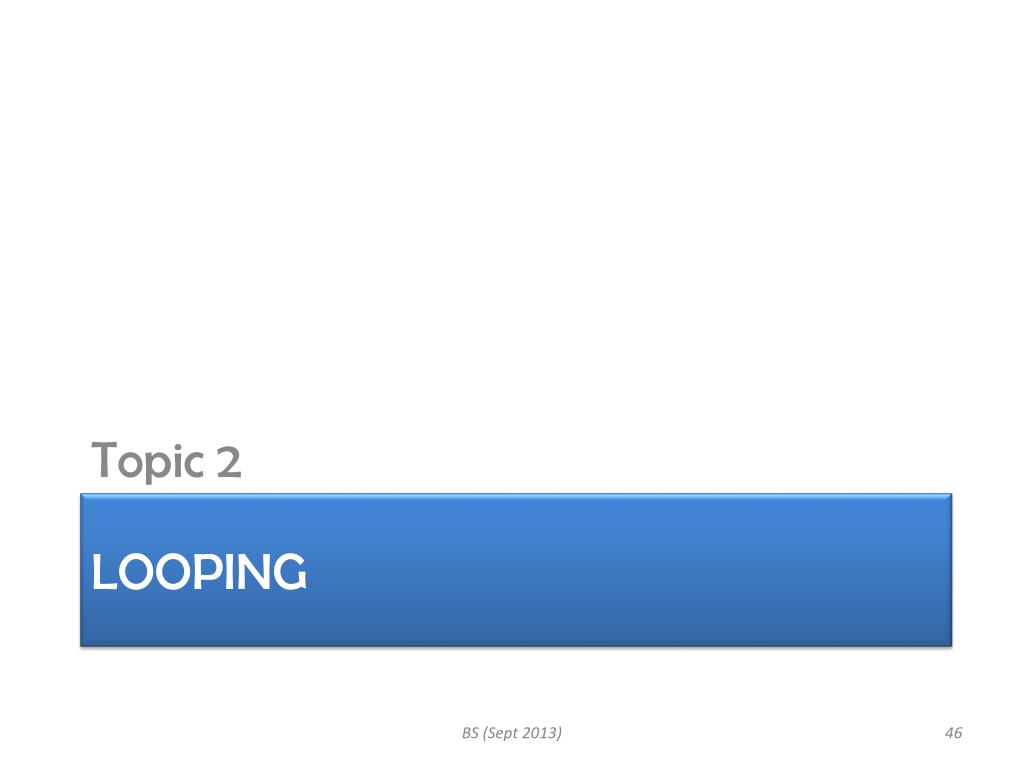 PPT - CHAPTER 5: Decision Making and Looping PowerPoint Presentation ...