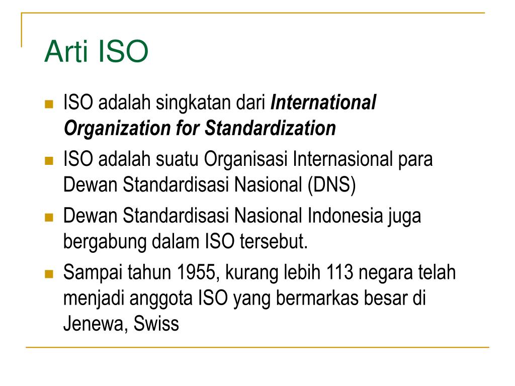 PPT - ISO 9000 DALAM INDUSTRI JASA KONSTRUKSI PowerPoint Presentation