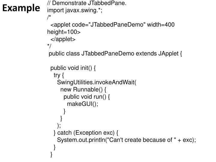 PPT - Java Swing PowerPoint Presentation - ID:6468812