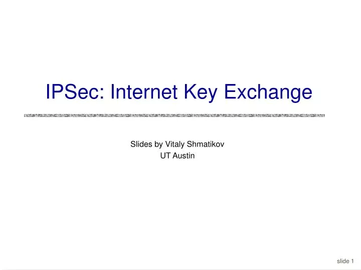 Configuring Internet Key Exchange For Ipsec – MAMOC