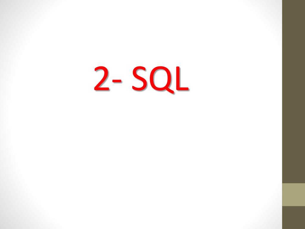 MY SQL SQL PL/SQL
