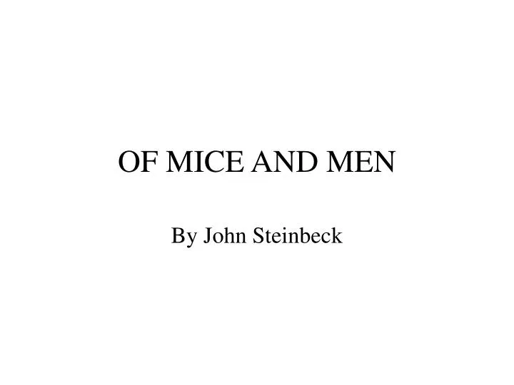 techniques of foreshadowing in of mice and men by john steinbeck In john steinbeck's novel, of mice and men, there are and foreshadowing are writing techniques that are of mice and men essay in of mice and men. techniques of foreshadowing in of mice and men by john steinbeck In john steinbeck's novel, of mice and men, there are and foreshadowing are writing techniques that are of mice and men essay in of mice and men.