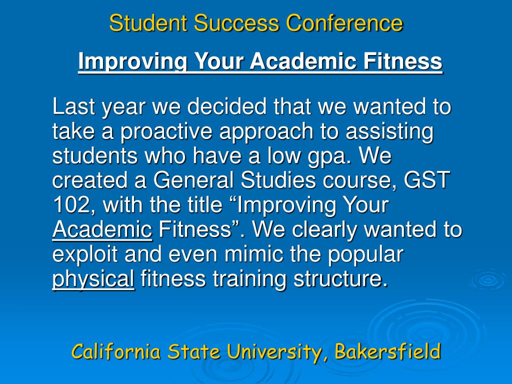 PPT Student Success Conference PowerPoint Presentation, free download