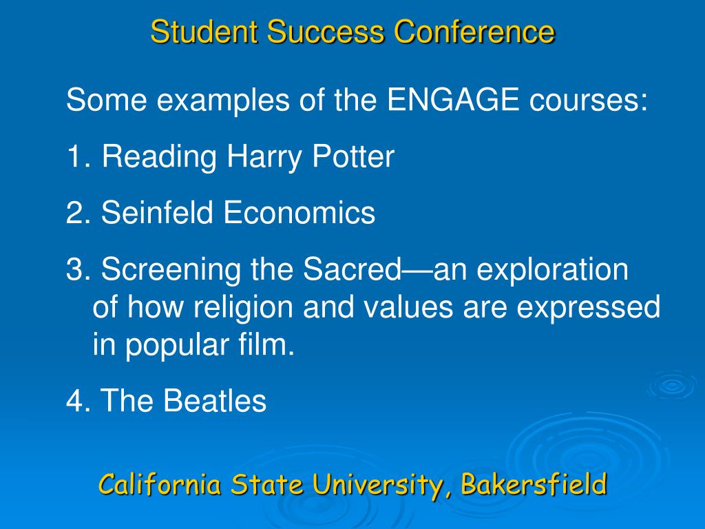 PPT Student Success Conference PowerPoint Presentation, free download