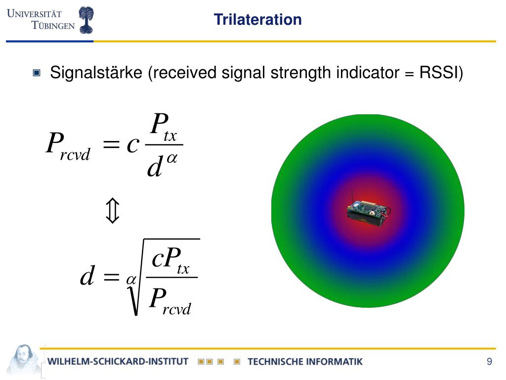 PPT - Lokalisierung in Sensornetzen Mögliche Ansätze PowerPoint ...