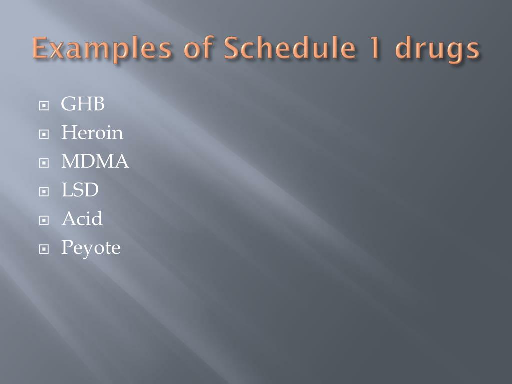 PPT Drug Scheduling PowerPoint Presentation, free download ID6487645