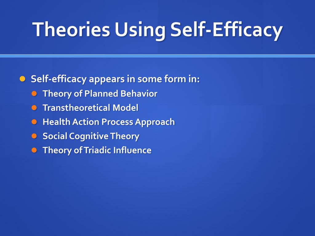 dissertation on self efficacy