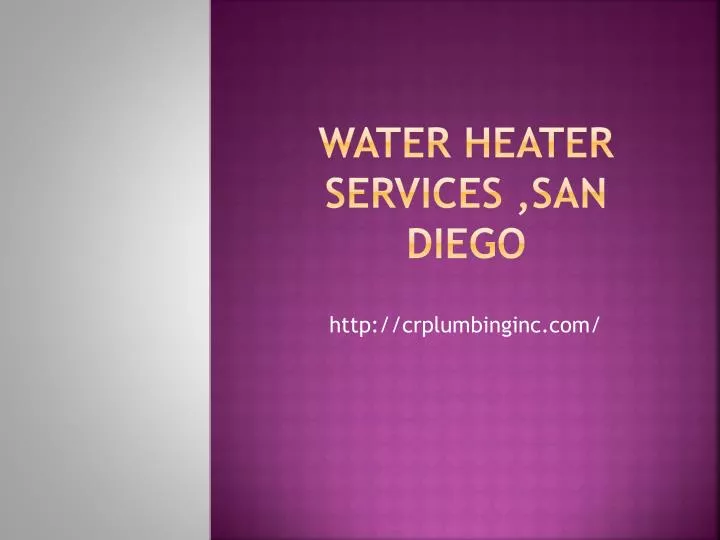 water heater services san diego n.