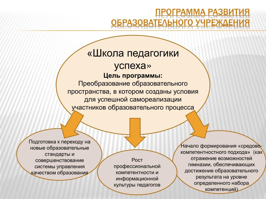 Педагогические школы. Воспитательная система педагогика успеха. Цель педагогики успеха. Цели программы развитие образования. Цель программы развития школы.