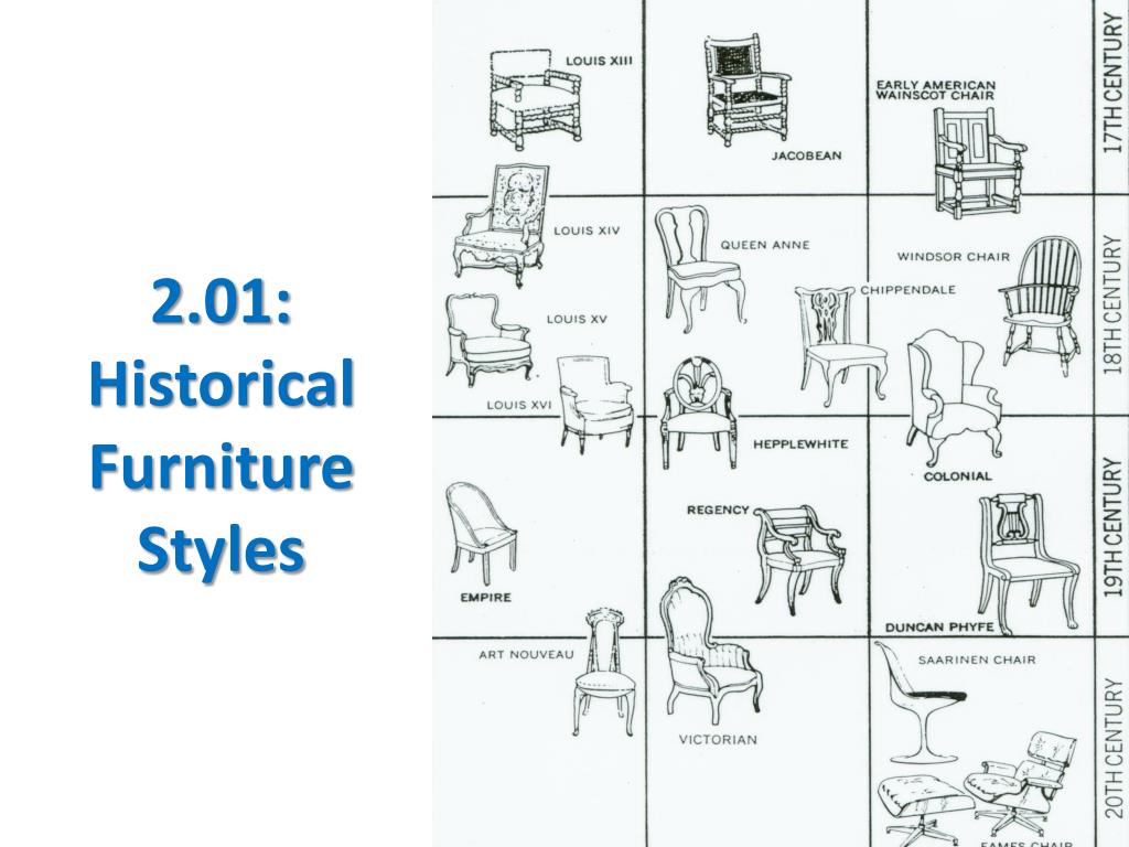 PPT 2.01 Historical Furniture Styles PowerPoint Presentation, free download ID6493095