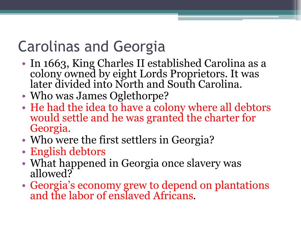 Ppt Southern Colonies Powerpoint Presentation Free Download Id6493105