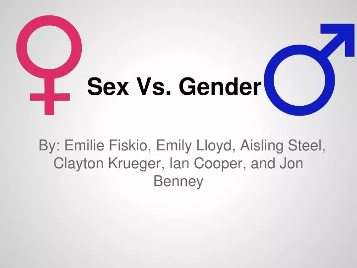 sex vs gender n.