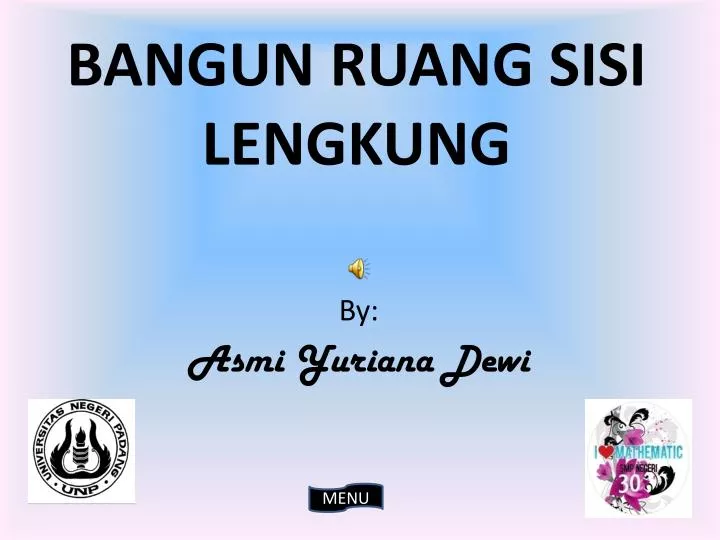 PPT BANGUN RUANG SISI LENGKUNG PowerPoint Presentation ID