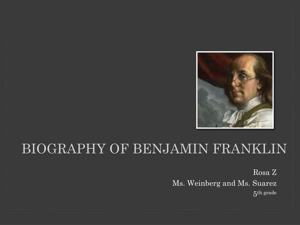 benjamin franklin biography ppt