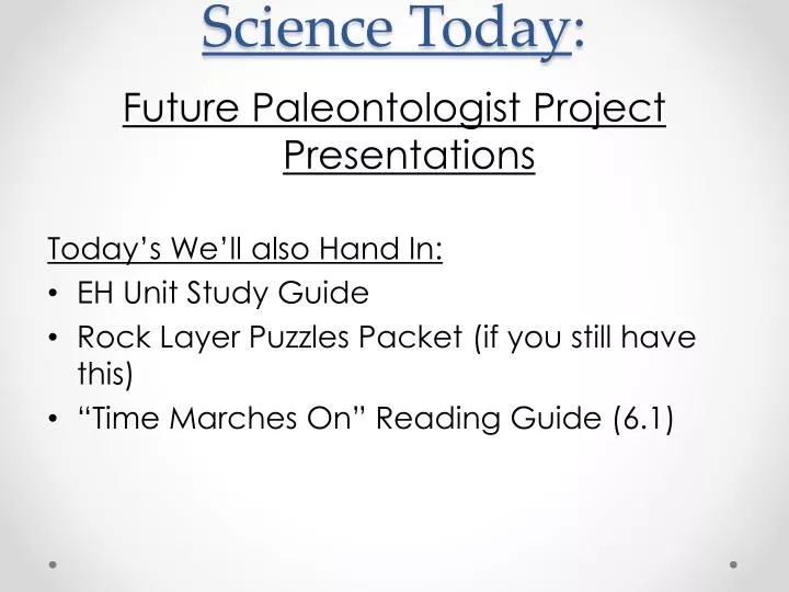 PPT - Science Today : PowerPoint Presentation, free download - ID:6496246