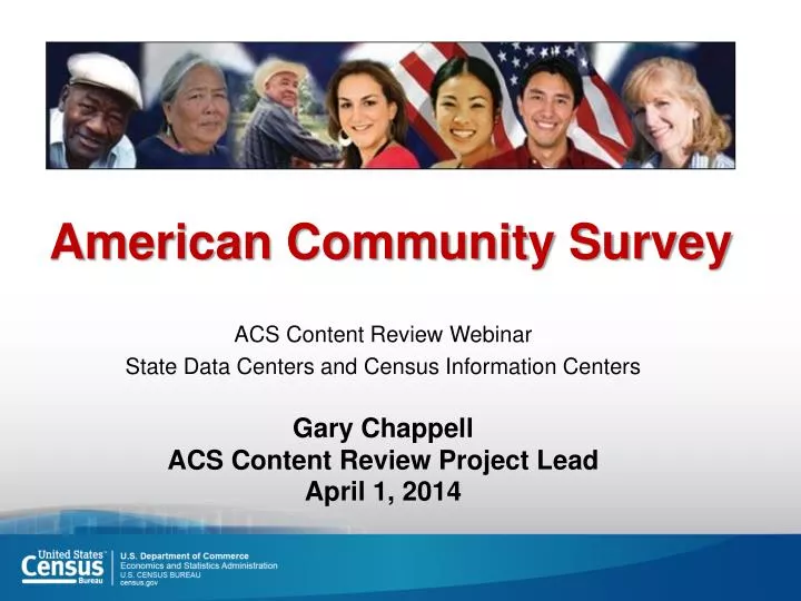 PPT American Community Survey PowerPoint Presentation, free download