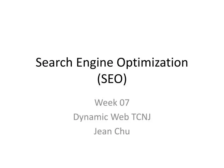 search engine optimization seo n.
