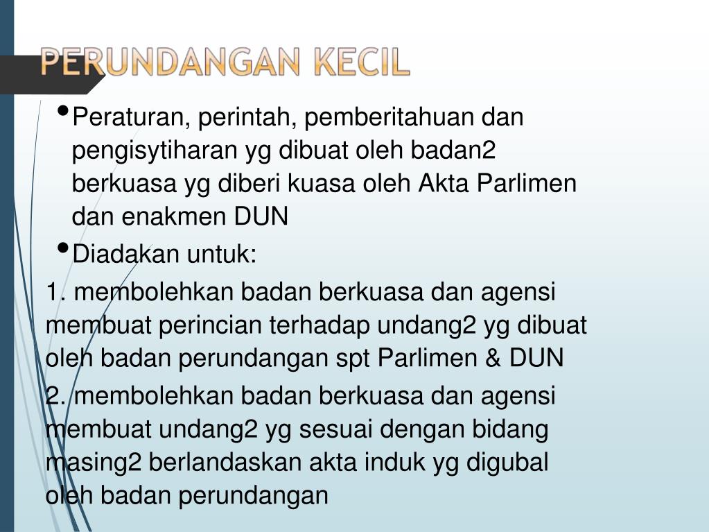 PPT - SISTEM PERUNDANGAN MALAYSIA PowerPoint Presentation, free 