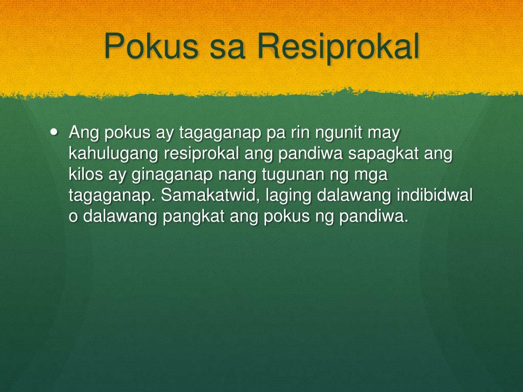 PPT - Pokus ng Pandiwa PowerPoint Presentation, free download - ID:6497585