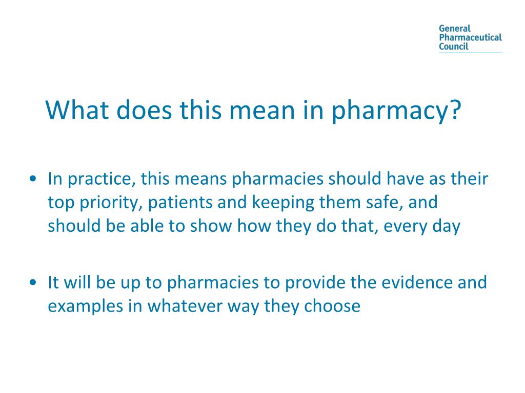 PPT Modernising Pharmacy Regulation An inspector calls A new