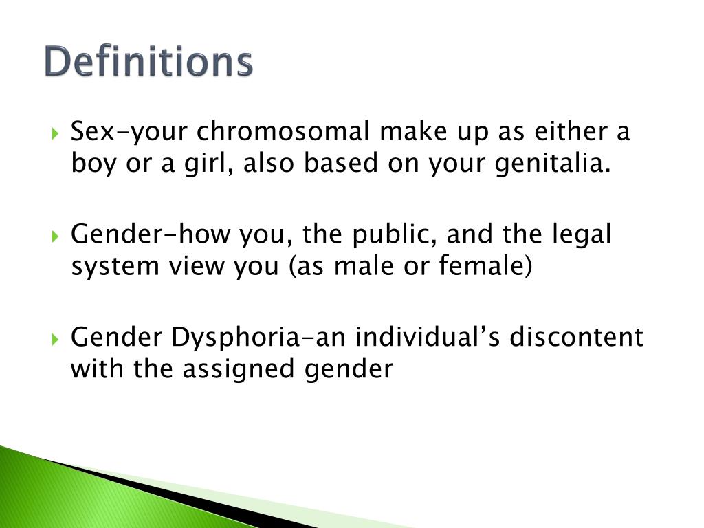 Ppt Gender Dysphoria Powerpoint Presentation Free Download Id6500231