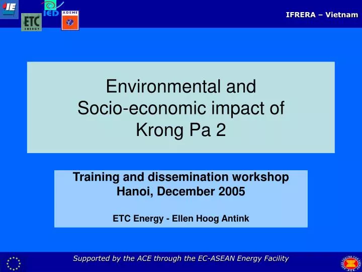 environmental and socio economic impact of krong pa 2 n.