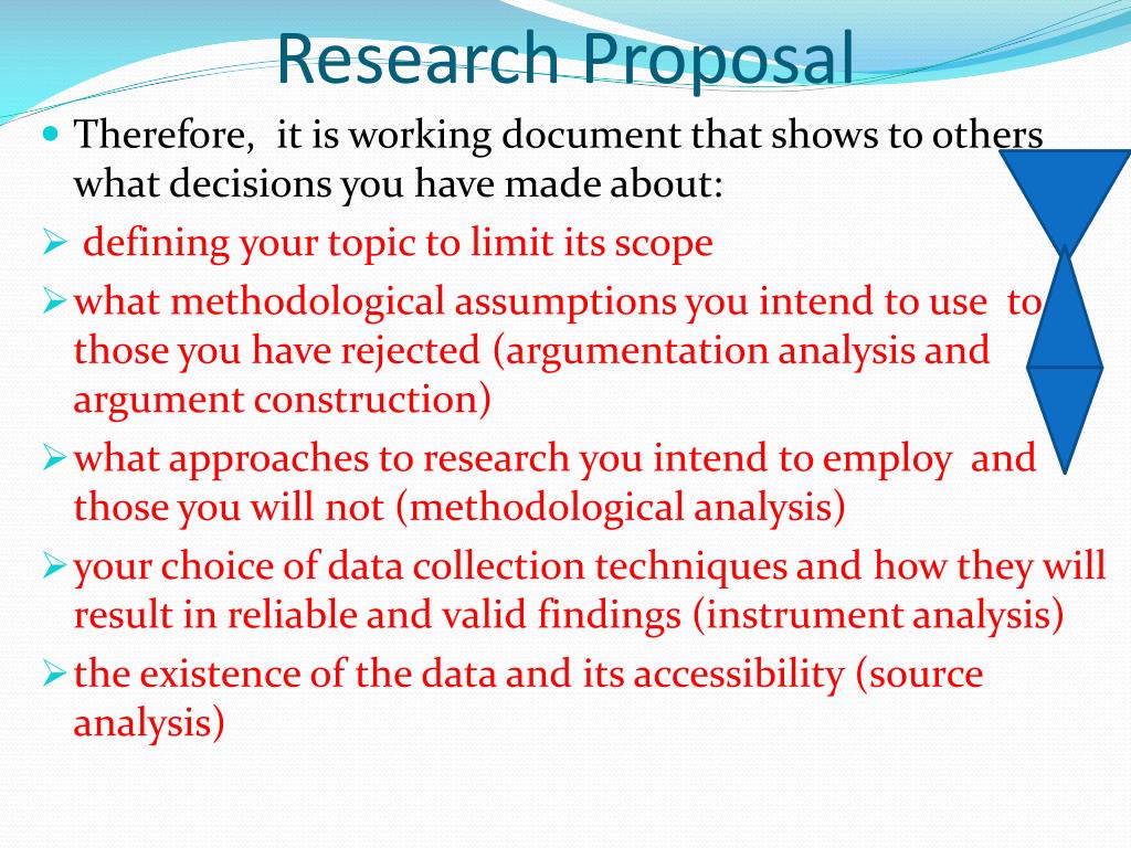 what is research proposal and its contents