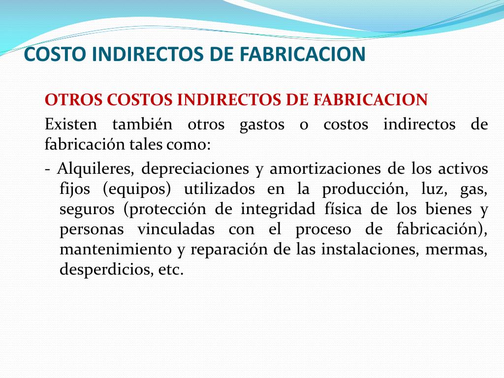 Que Son Los Gastos Indirectos De Fabricacion Ajore