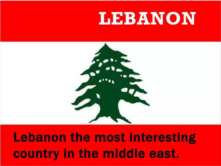 PPT - Lebanon PowerPoint Presentation, free download - ID:6502292