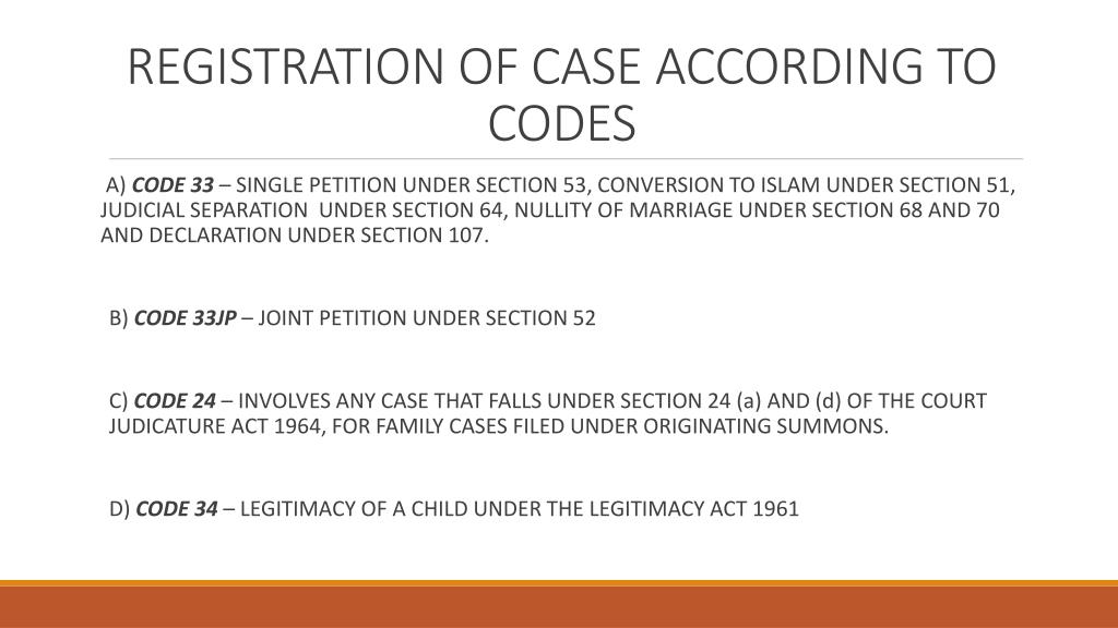 PPT - CASE MANAGEMENT FOR FAMILY MATTERS IN THE HIGH COURT 