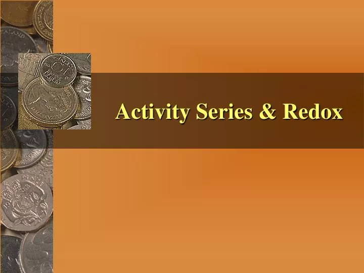 activity series redox n.