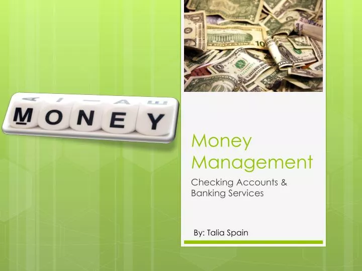 PPT Money Management PowerPoint Presentation, free download ID6504009