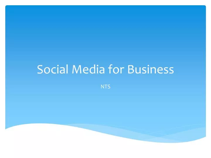 social media for business n.