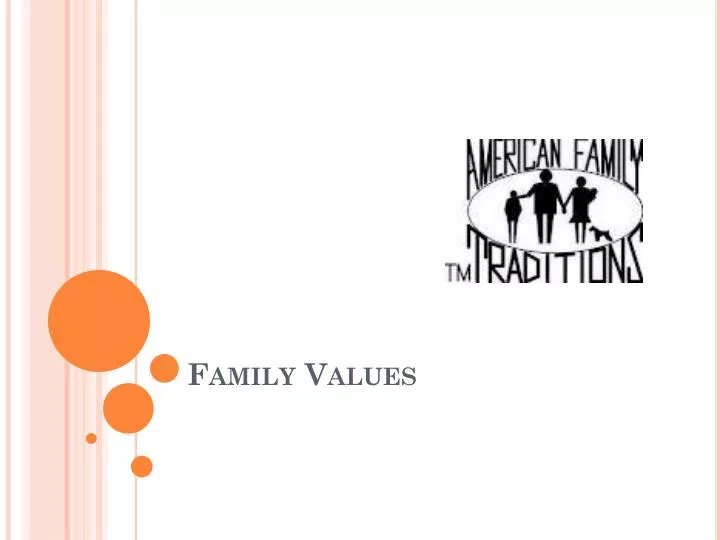 family values n.